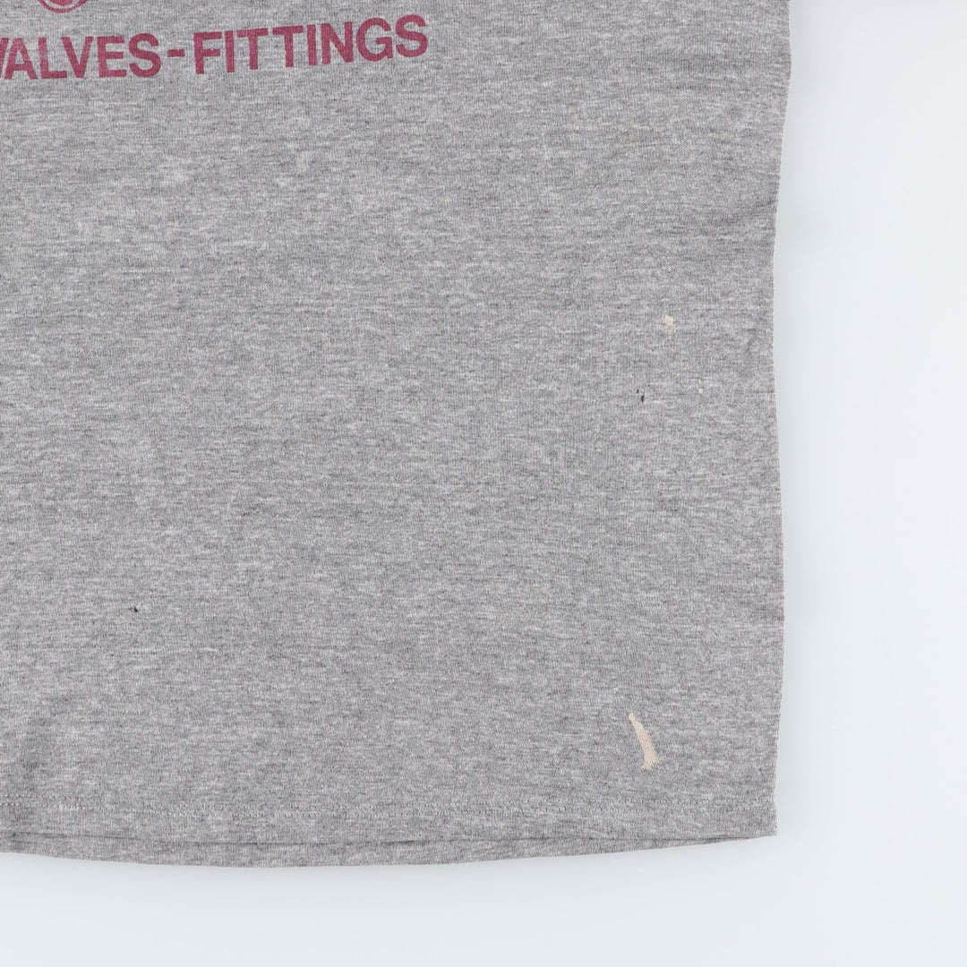 Vintage 90'S Russell print T-shirt, Made in USA, Men's XL polyester gray type Vintage Second Hand