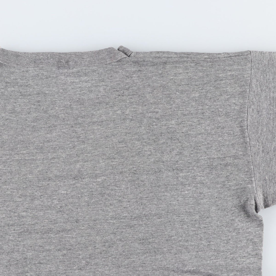 Vintage 90'S Russell print T-shirt, Made in USA, Men's XL polyester gray type Vintage Second Hand