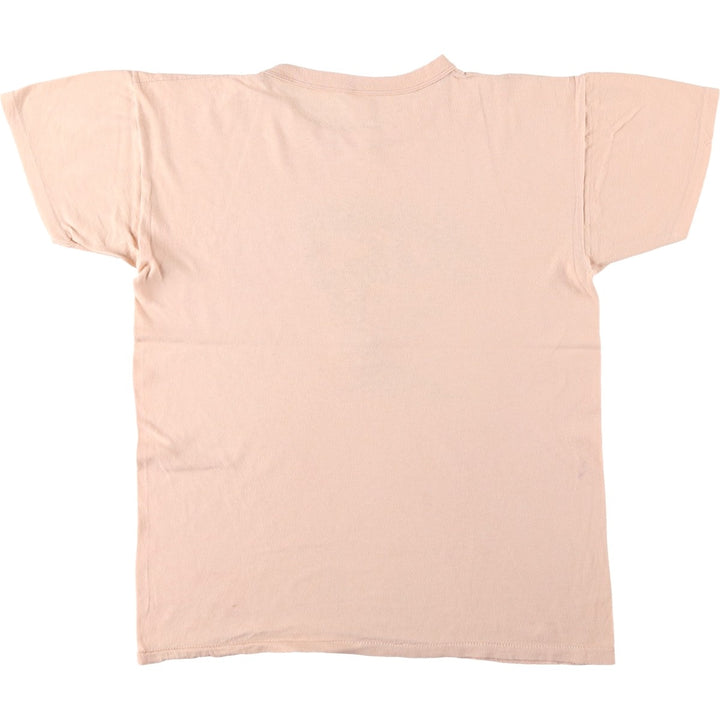 80s-90'S Battle Creek Outdoor Education Center Print T-Shirt, Made in USA, Men's Size L (Equivalent), Vintage cotton pink type Vintage Second Hand