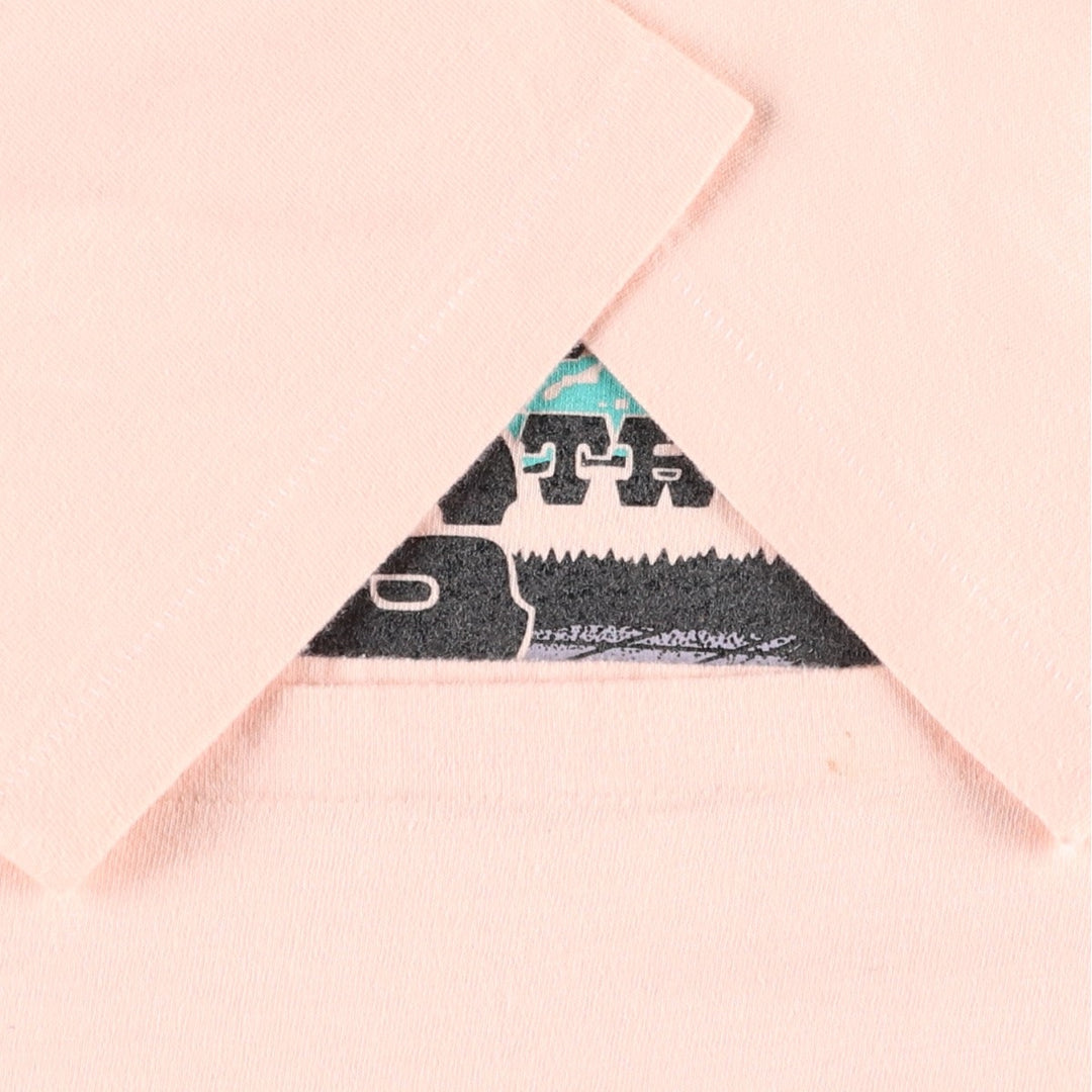 90'S 6th US Go Congress Print T-Shirt, Men's Size M (Equivalent), Vintage unclear pink type Vintage Second Hand