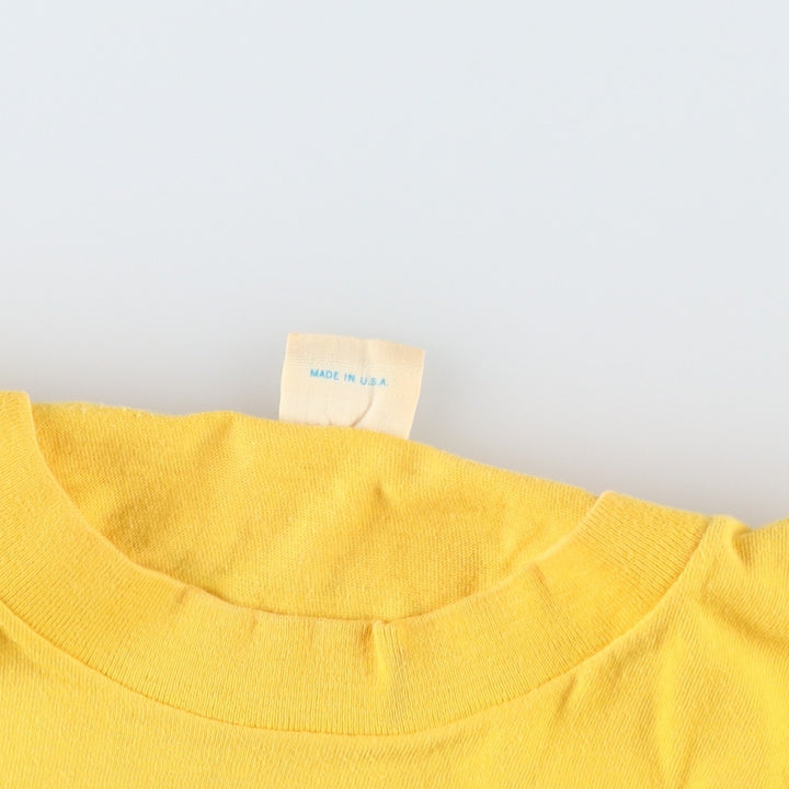 80s-90'S BELTON Christensen Diamond Products Advertising T-Shirt, Made in USA, Men's Size M (Equivalent), Vintage cotton yellow type Vintage Second Hand