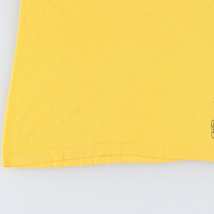 80s-90'S BELTON Christensen Diamond Products Advertising T-Shirt, Made in USA, Men's Size M (Equivalent), Vintage cotton yellow type Vintage Second Hand