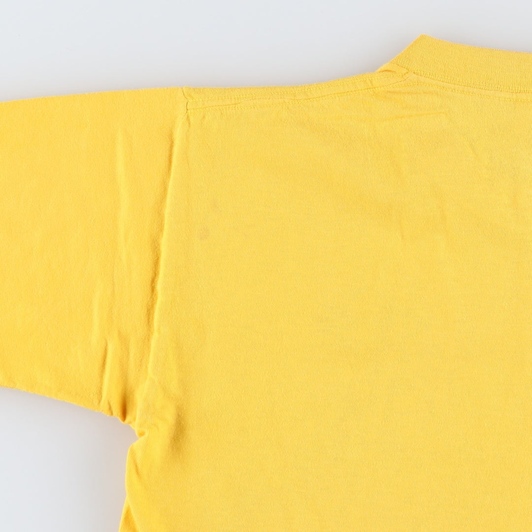 80s-90'S BELTON Christensen Diamond Products Advertising T-Shirt, Made in USA, Men's Size M (Equivalent), Vintage cotton yellow type Vintage Second Hand