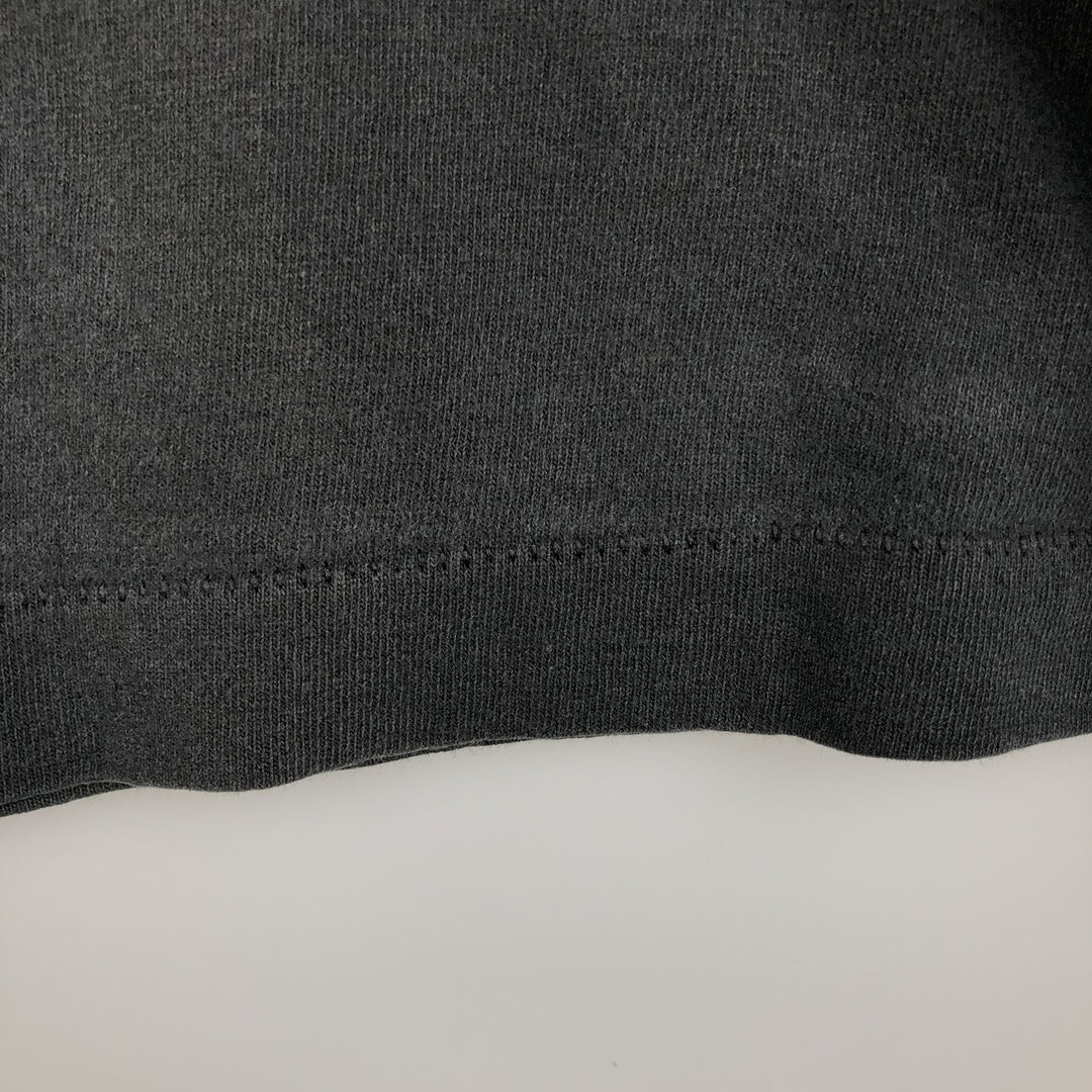 90'S Fruit of the Loom printed T-shirt, made in the USA, men's size L, vintage cotton black type Vintage Second Hand