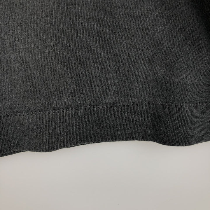90'S Fruit of the Loom printed T-shirt, made in the USA, men's size L, vintage cotton black type Vintage Second Hand