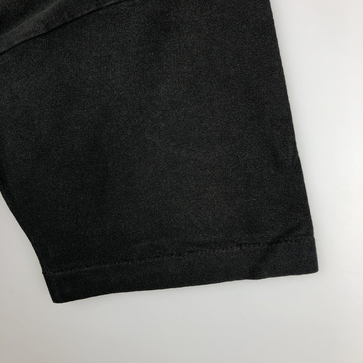 90'S Fruit of the Loom printed T-shirt, made in the USA, men's size L, vintage cotton black type Vintage Second Hand