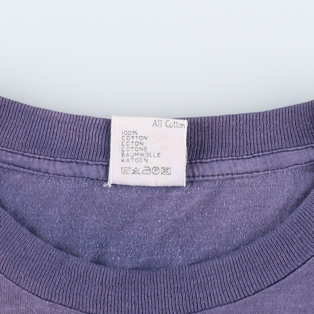 ~90'S Carisma ROMA Print T-Shirt, Men's XL equivalent, Vintage cotton purple type Vintage Second Hand