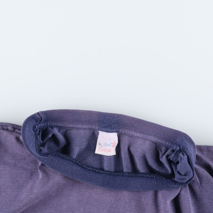 ~90'S Carisma ROMA Print T-Shirt, Men's XL equivalent, Vintage cotton purple type Vintage Second Hand