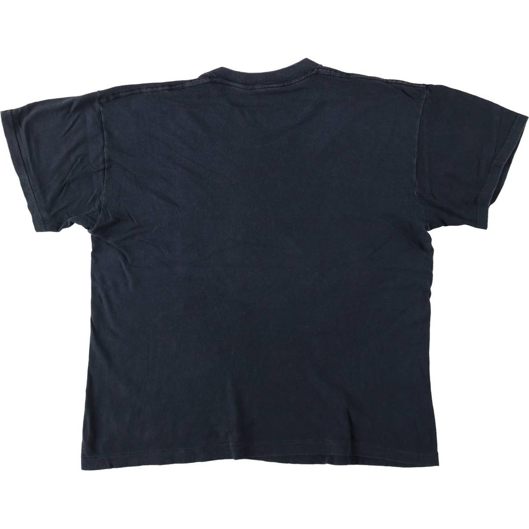 ~90'S Peace Sign Print T-Shirt, Men's Size M (Equivalent), Vintage unclear black type Vintage Second Hand