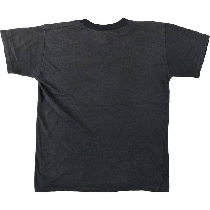80s-90'S STARCHEK Print T-Shirt, Made in Canada, Men's Size L (approx.), Vintage cotton Charcoal Vintage Second Hand