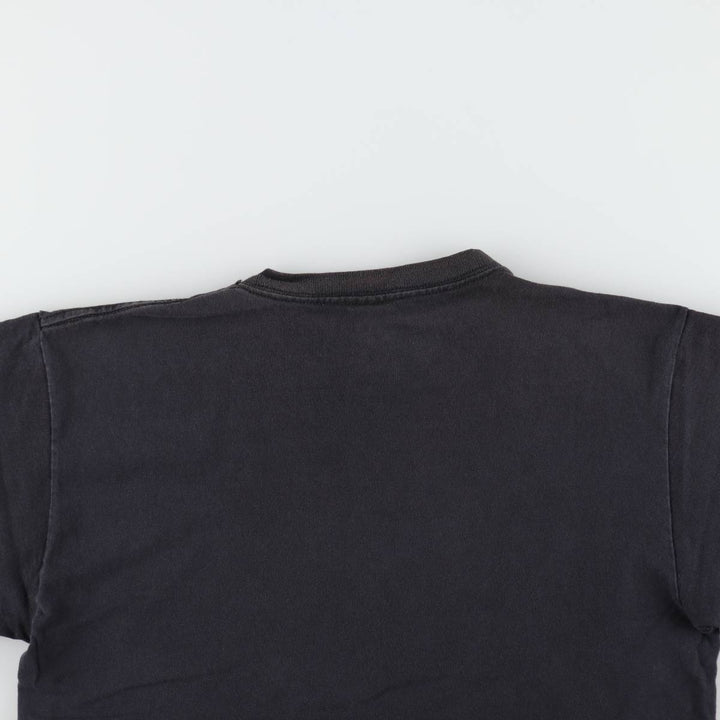 Delta PRO WEIGHT Printed T-Shirt, Men's Size M (equivalent) cotton Charcoal Vintage Second Hand