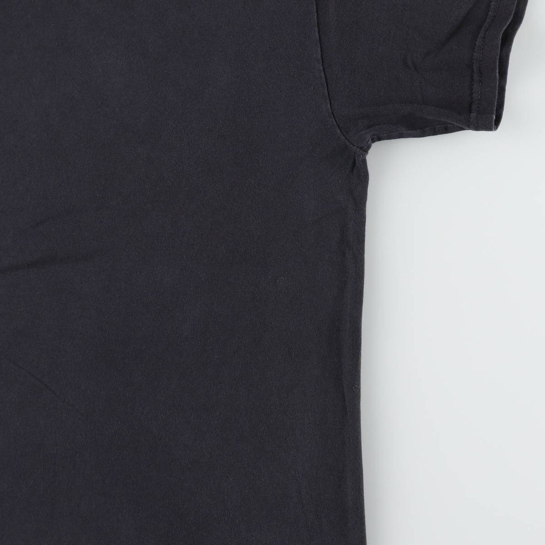 Delta PRO WEIGHT Printed T-Shirt, Men's Size M (equivalent) cotton Charcoal Vintage Second Hand
