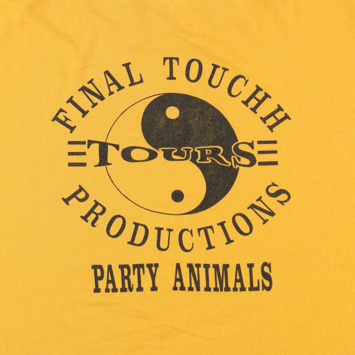 90'S Hanes HEAVYWEIGHT 50 cotton yellow type Vintage Second Hand