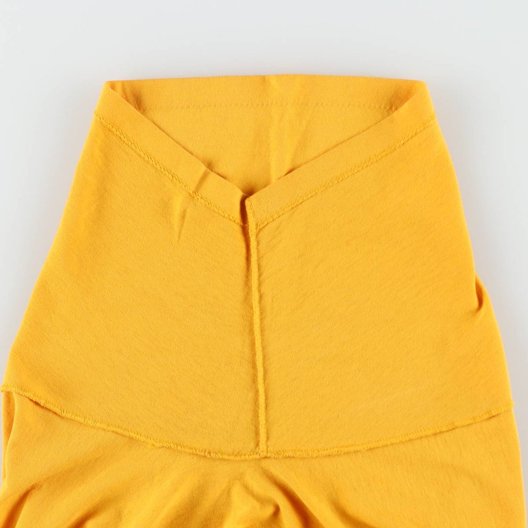 90'S Hanes HEAVYWEIGHT 50 cotton yellow type Vintage Second Hand