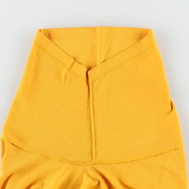 90'S Hanes HEAVYWEIGHT 50 cotton yellow type Vintage Second Hand