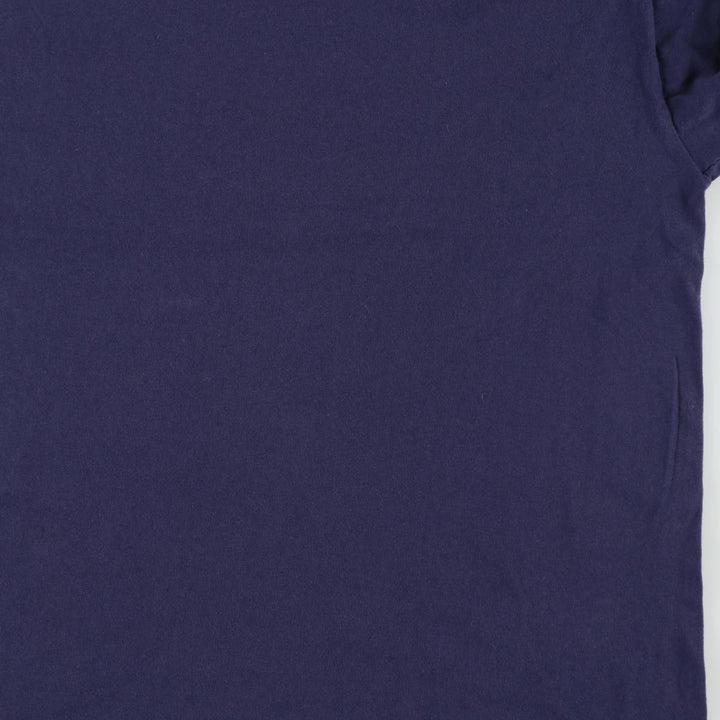 90'S BELTON Print T-Shirt, Made in USA, Men's Size XL (Equivalent), Vintage cotton navy blue type Vintage Second Hand