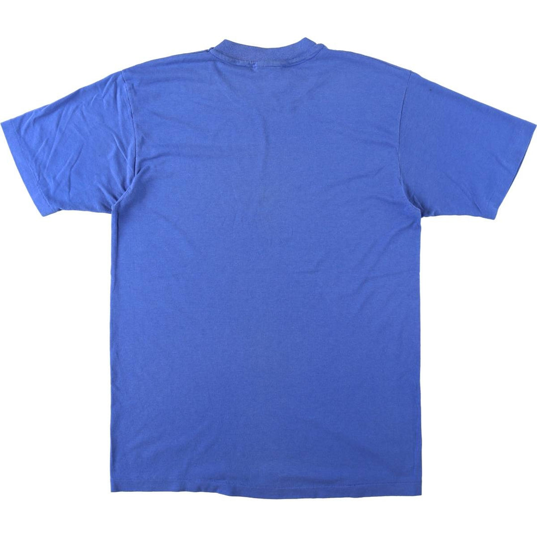 80'S Hanes Dodgers Bakersfield Dodgers sports print T-shirt, men's size L (approx.), vintage. cotton blue type Vintage Second Hand