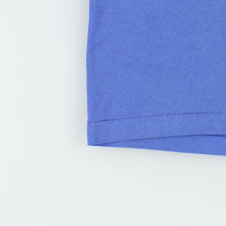 80'S Hanes Dodgers Bakersfield Dodgers sports print T-shirt, men's size L (approx.), vintage. cotton blue type Vintage Second Hand