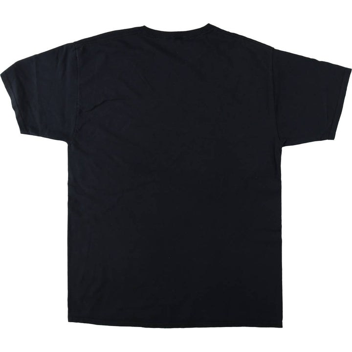 MORTAL KOMBAT game print T-shirt, men's size L (approx.) cotton black type Vintage Second Hand