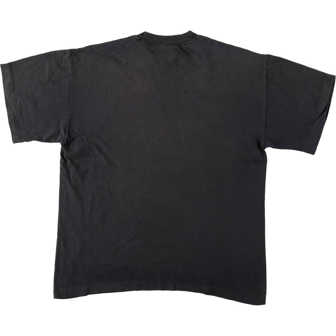~90'S Photo T-shirt, Men's Size M (approx.), Vintage unclear black type Vintage Second Hand