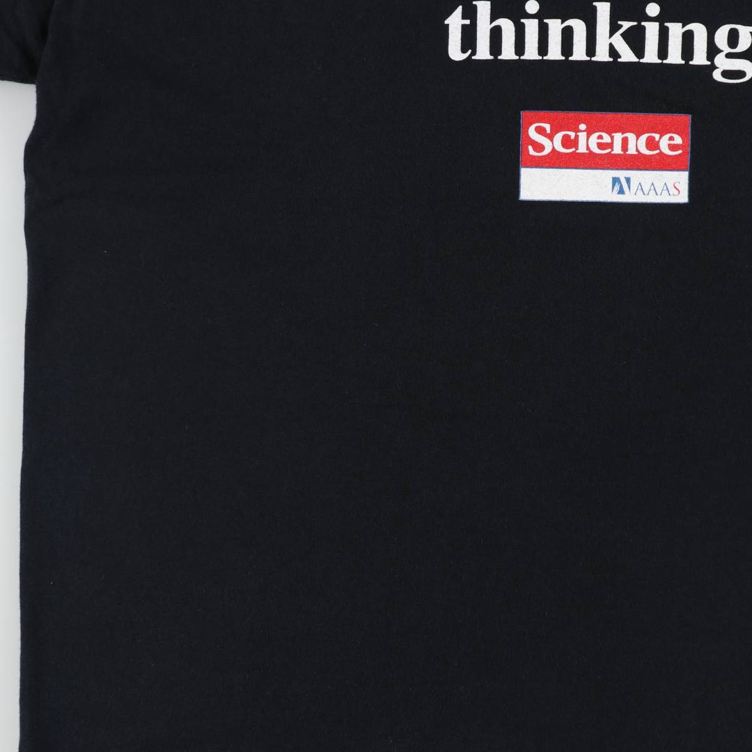 Gildan Charles Darwin Parody T-Shirt, Men's Size XL (approx.) cotton black type Vintage Second Hand