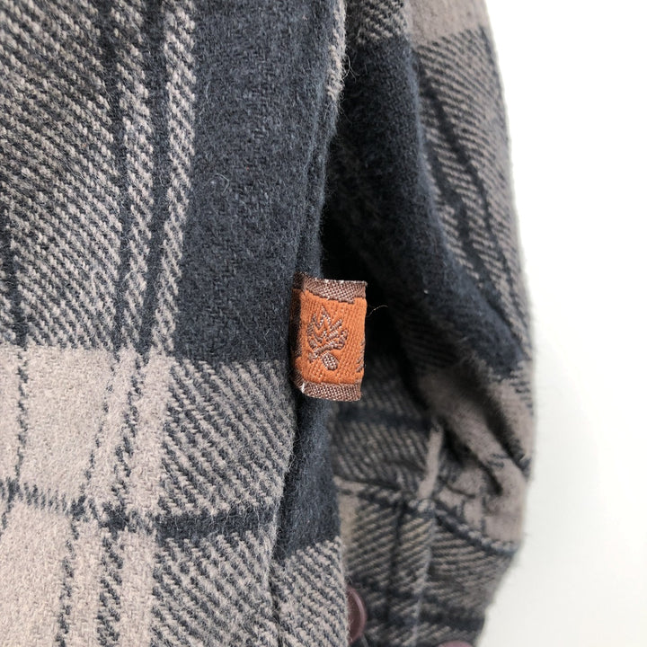 MOOSE CREEK Long Sleeve Flannel Check Shirt, Men's Size XL cotton gray type Vintage Second Hand