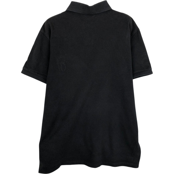 Ralph Lauren POLO RALPH LAUREN CUSTOM SLIM FIT Big Pony Short Sleeve Polo Shirt Men's L cotton black type Vintage Second Hand