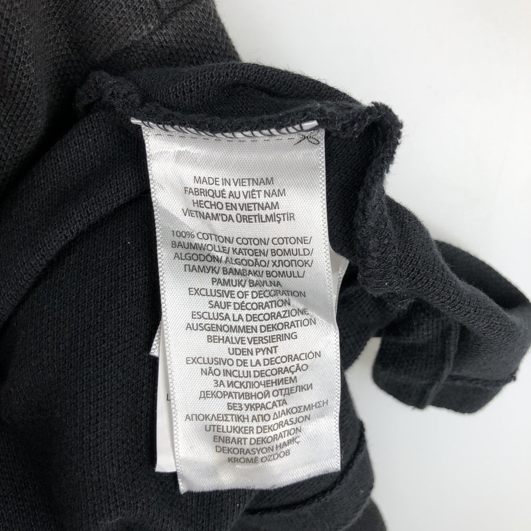 Ralph Lauren POLO RALPH LAUREN CUSTOM SLIM FIT Big Pony Short Sleeve Polo Shirt Men's L cotton black type Vintage Second Hand