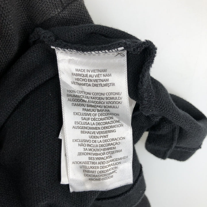Ralph Lauren POLO RALPH LAUREN CUSTOM SLIM FIT Big Pony Short Sleeve Polo Shirt Men's L cotton black type Vintage Second Hand
