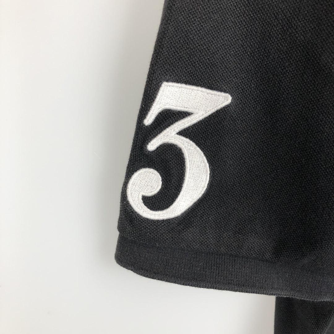 Ralph Lauren POLO RALPH LAUREN CUSTOM SLIM FIT Big Pony Short Sleeve Polo Shirt Men's L cotton black type Vintage Second Hand