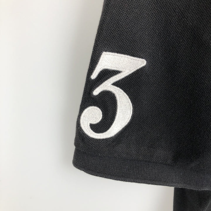 Ralph Lauren POLO RALPH LAUREN CUSTOM SLIM FIT Big Pony Short Sleeve Polo Shirt Men's L cotton black type Vintage Second Hand