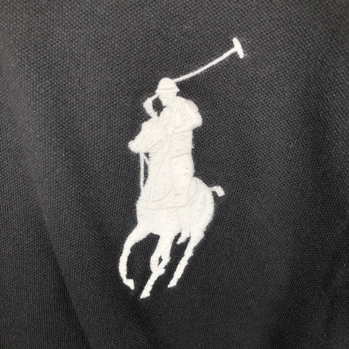 Ralph Lauren POLO RALPH LAUREN CUSTOM SLIM FIT Big Pony Short Sleeve Polo Shirt Men's L cotton black type Vintage Second Hand