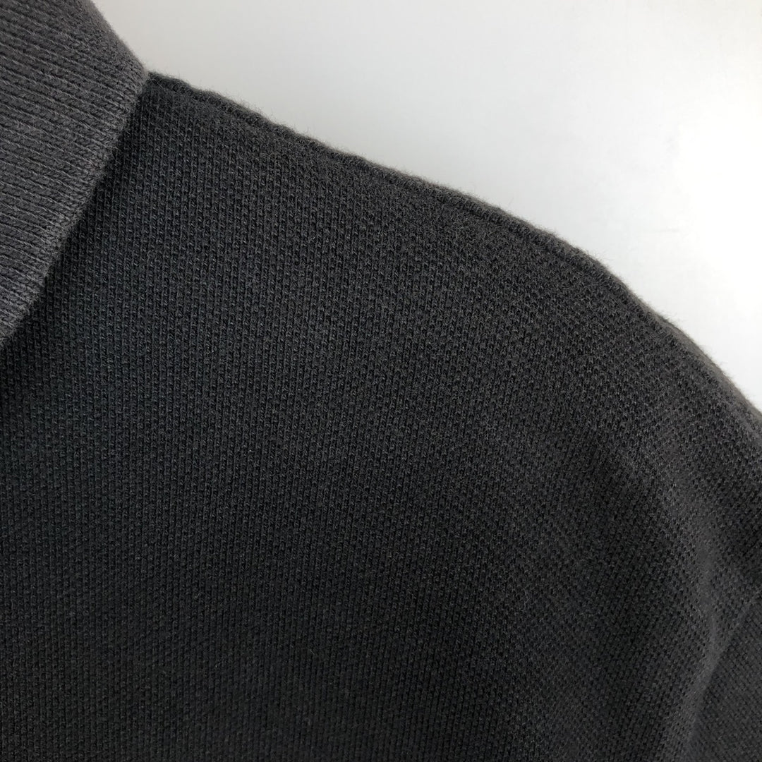 Ralph Lauren POLO RALPH LAUREN CUSTOM SLIM FIT Big Pony Short Sleeve Polo Shirt Men's L cotton black type Vintage Second Hand