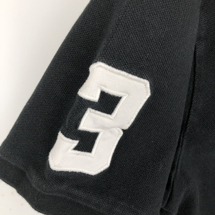 Ralph Lauren POLO RALPH LAUREN CUSTOM FIT Big Pony Short Sleeve Polo Shirt Men's XL cotton black type Vintage Second Hand