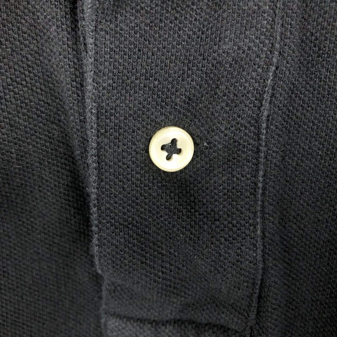 Ralph Lauren POLO RALPH LAUREN CUSTOM FIT Big Pony Short Sleeve Polo Shirt Men's XL cotton black type Vintage Second Hand