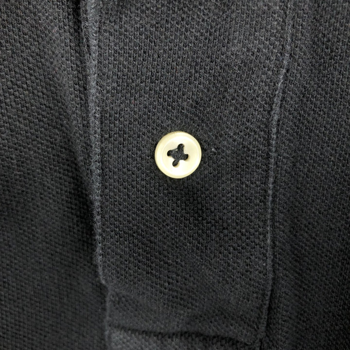 Ralph Lauren POLO RALPH LAUREN CUSTOM FIT Big Pony Short Sleeve Polo Shirt Men's XL cotton black type Vintage Second Hand