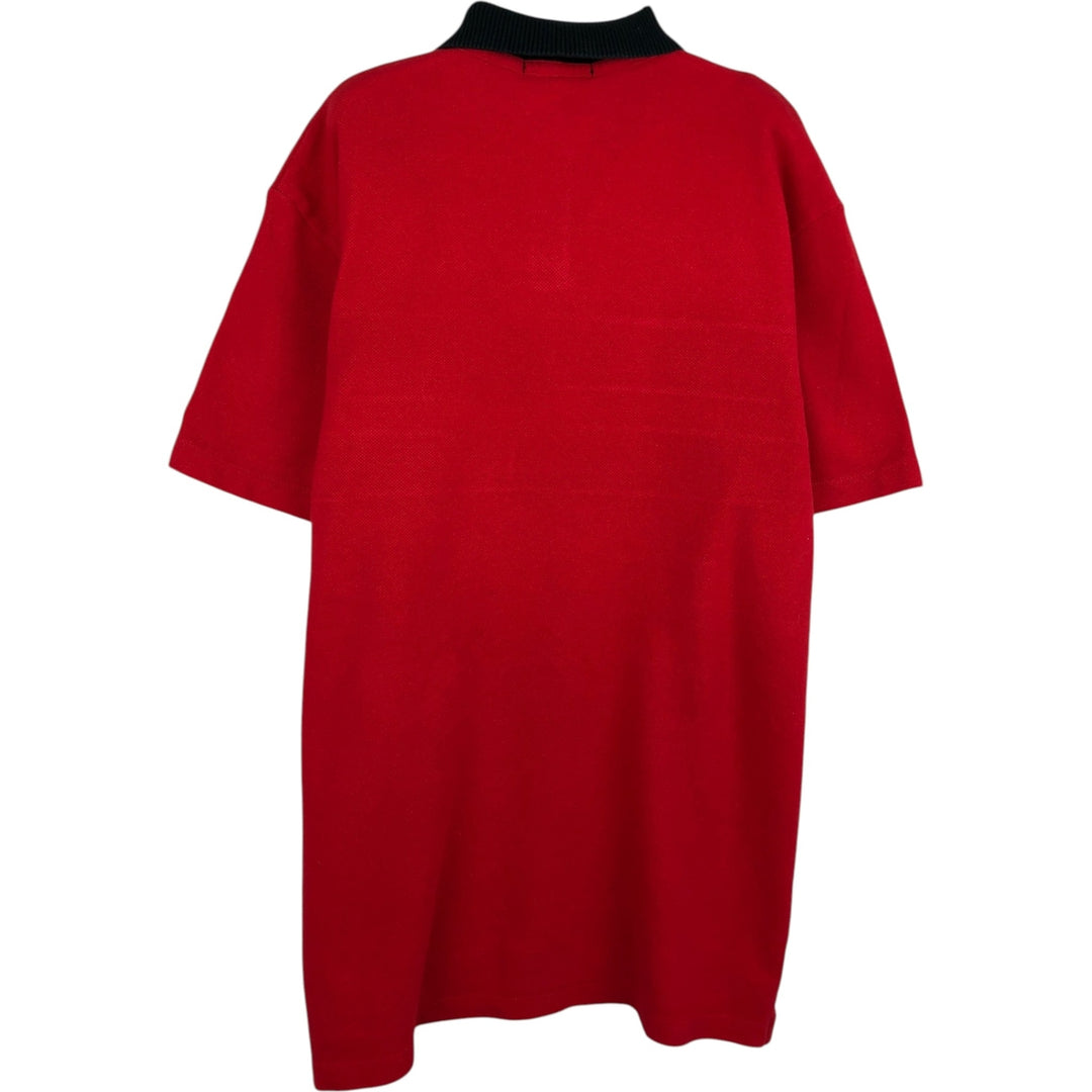 Ralph Lauren POLO by Ralph Lauren short sleeve polo shirt, men's size L cotton red type Vintage Second Hand