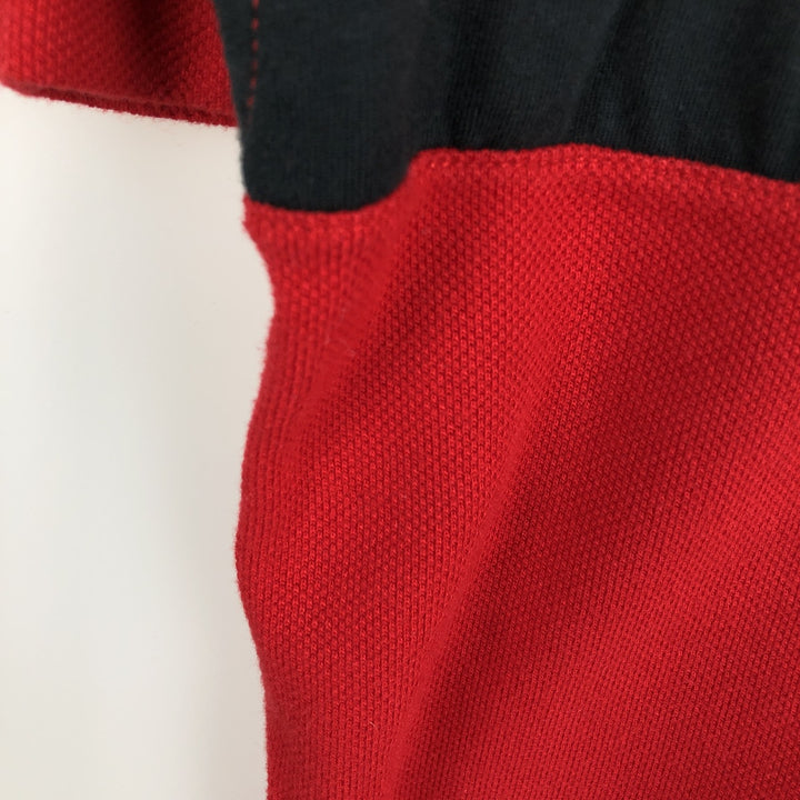 Ralph Lauren POLO by Ralph Lauren short sleeve polo shirt, men's size L cotton red type Vintage Second Hand