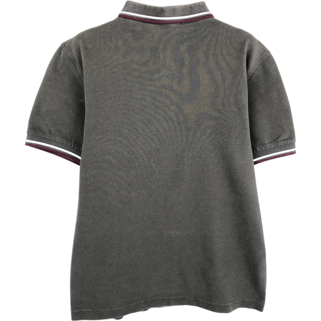Fred Perry short sleeve polo shirt, size M for men cotton Khaki type Vintage Second Hand