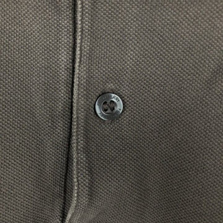 Fred Perry short sleeve polo shirt, size M for men cotton Khaki type Vintage Second Hand