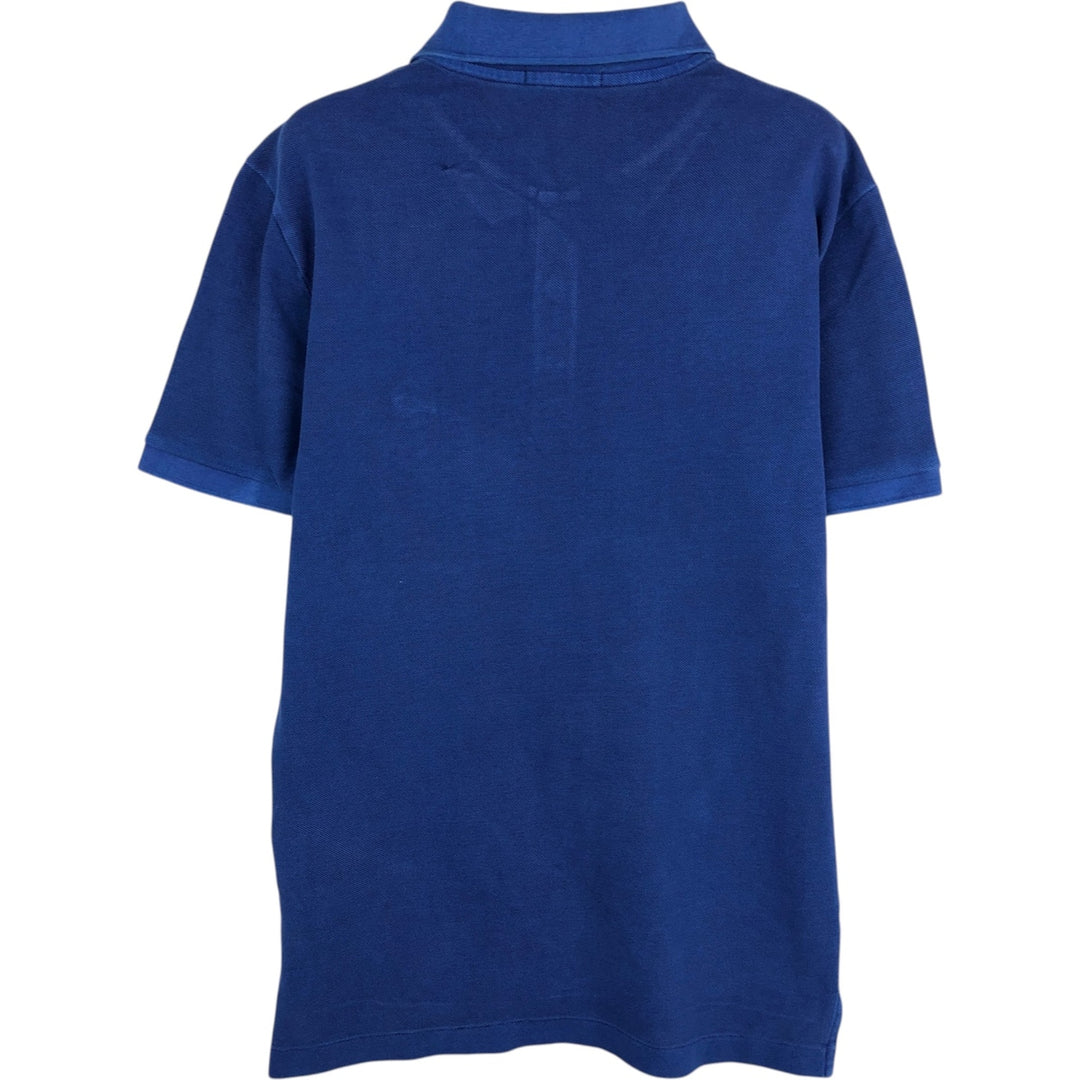 Burberry's BRIT Short-Sleeve Polo Shirt, Men's Size S (approx.) cotton blue type Vintage Second Hand