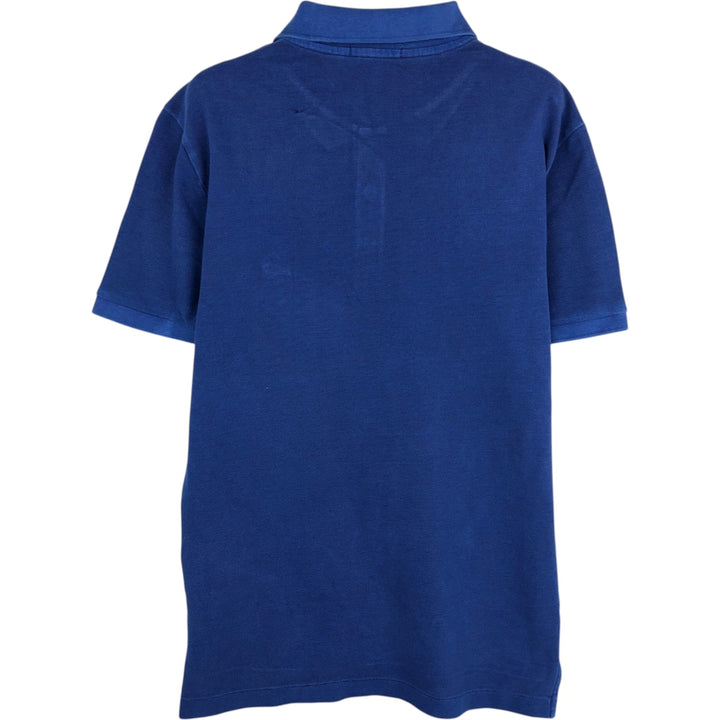Burberry's BRIT Short-Sleeve Polo Shirt, Men's Size S (approx.) cotton blue type Vintage Second Hand