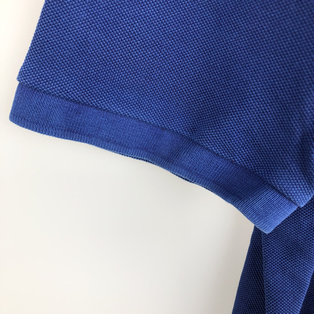 Burberry's BRIT Short-Sleeve Polo Shirt, Men's Size S (approx.) cotton blue type Vintage Second Hand