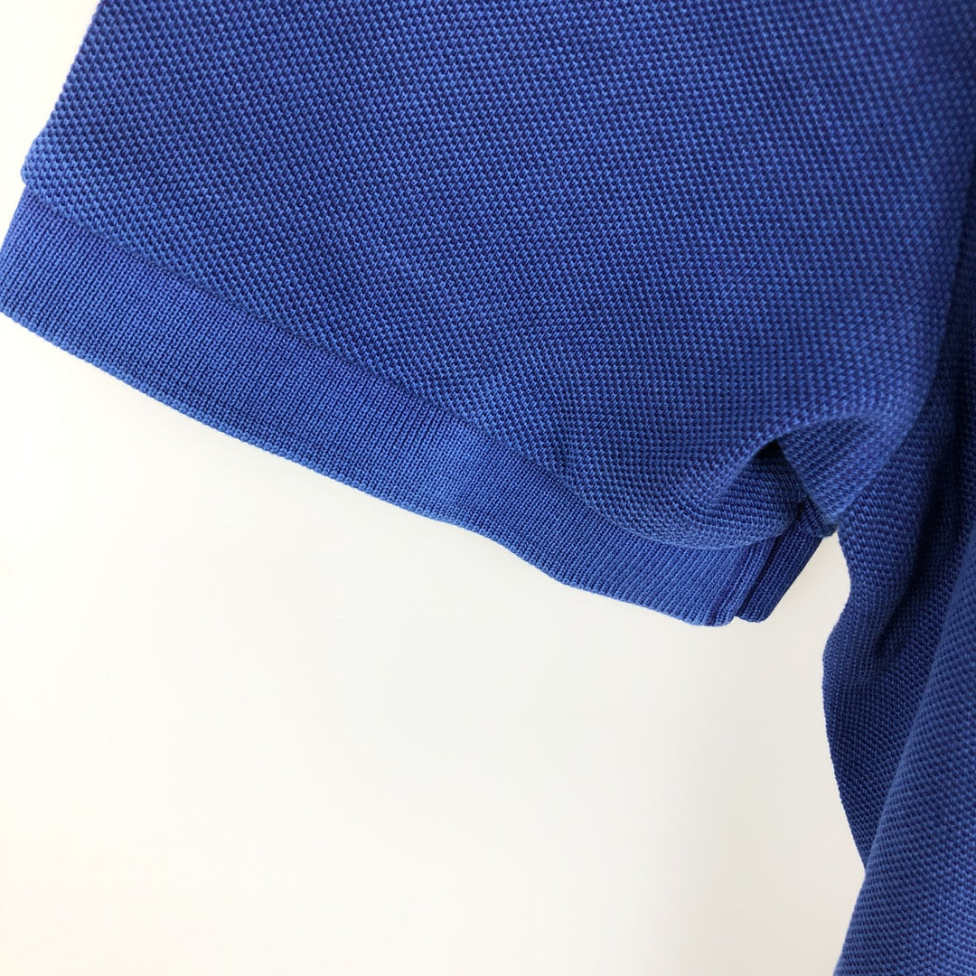 Burberry's BRIT Short-Sleeve Polo Shirt, Men's Size S (approx.) cotton blue type Vintage Second Hand