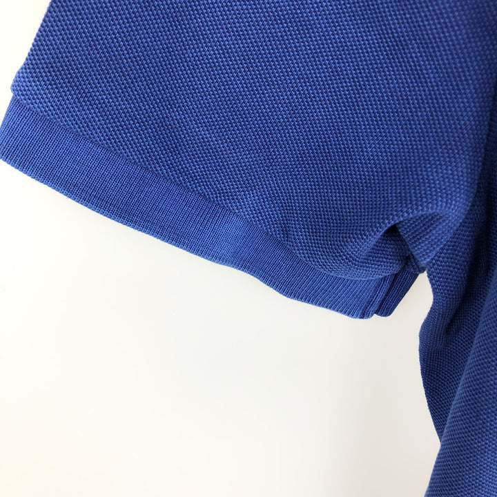 Burberry's BRIT Short-Sleeve Polo Shirt, Men's Size S (approx.) cotton blue type Vintage Second Hand