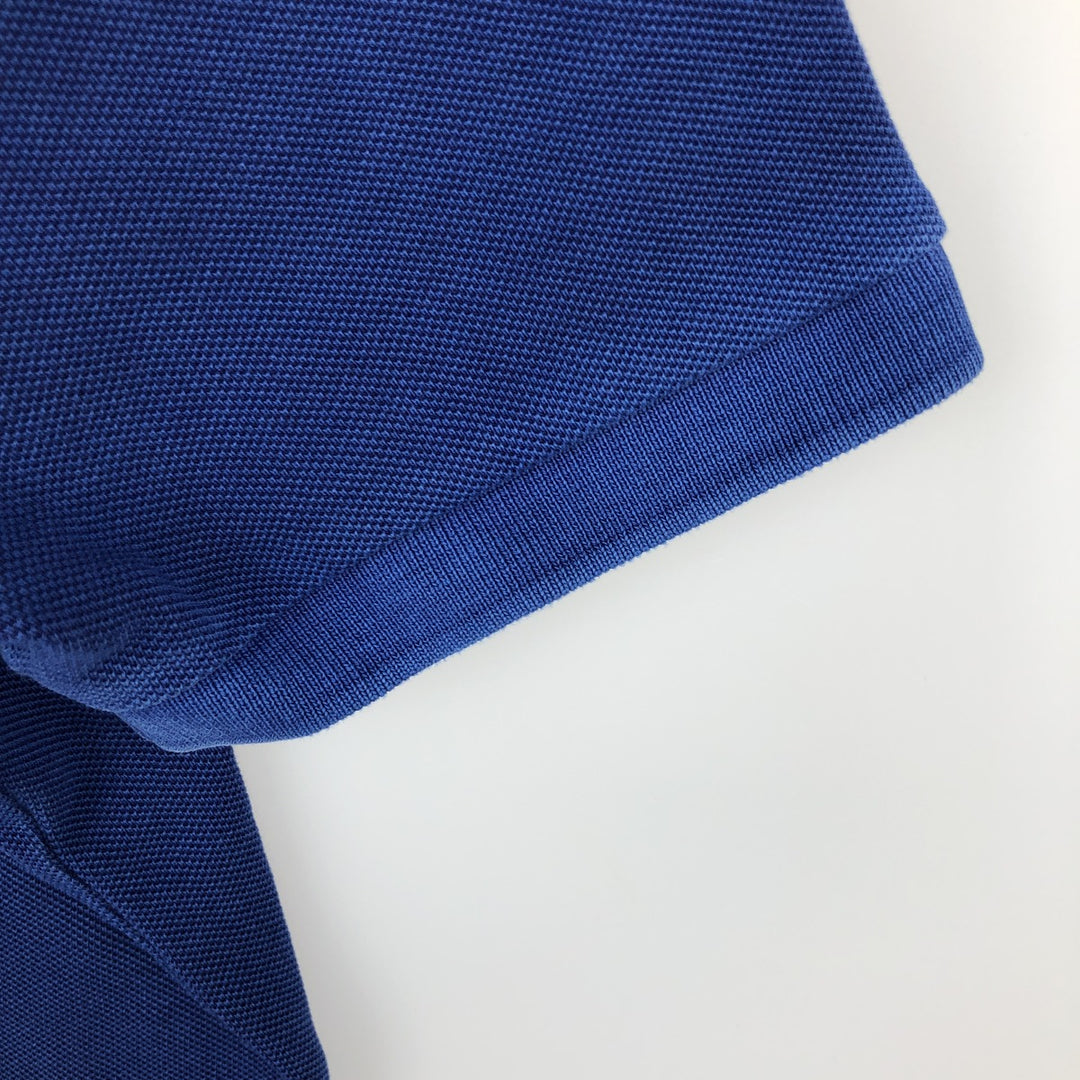 Burberry's BRIT Short-Sleeve Polo Shirt, Men's Size S (approx.) cotton blue type Vintage Second Hand