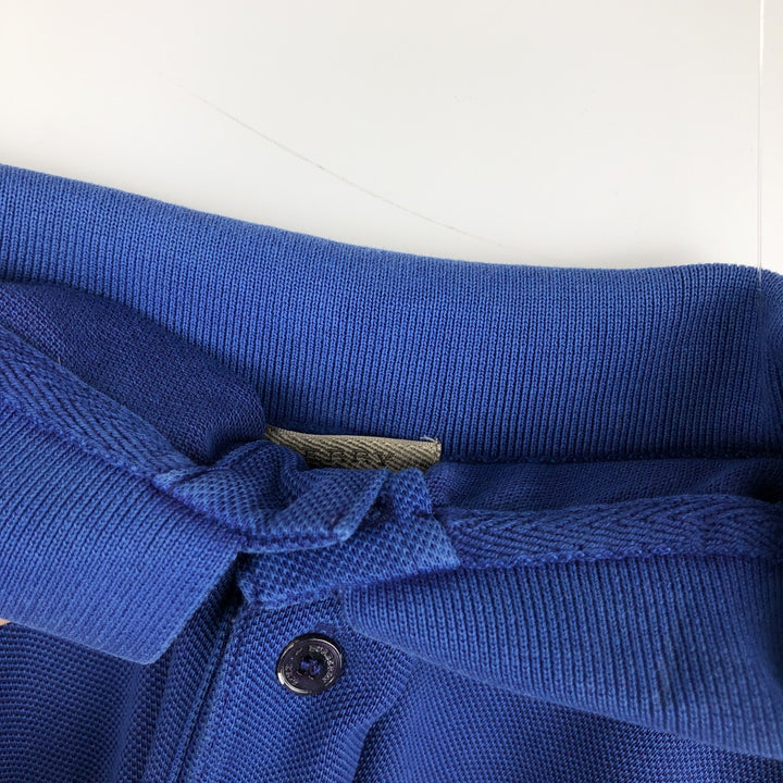 Burberry's BRIT Short-Sleeve Polo Shirt, Men's Size S (approx.) cotton blue type Vintage Second Hand
