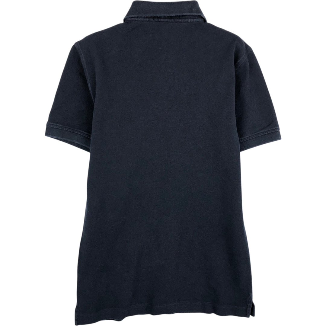 Burberry's BRIT Short-Sleeve Polo Shirt, Men's Size S (approx.) cotton black type Vintage Second Hand