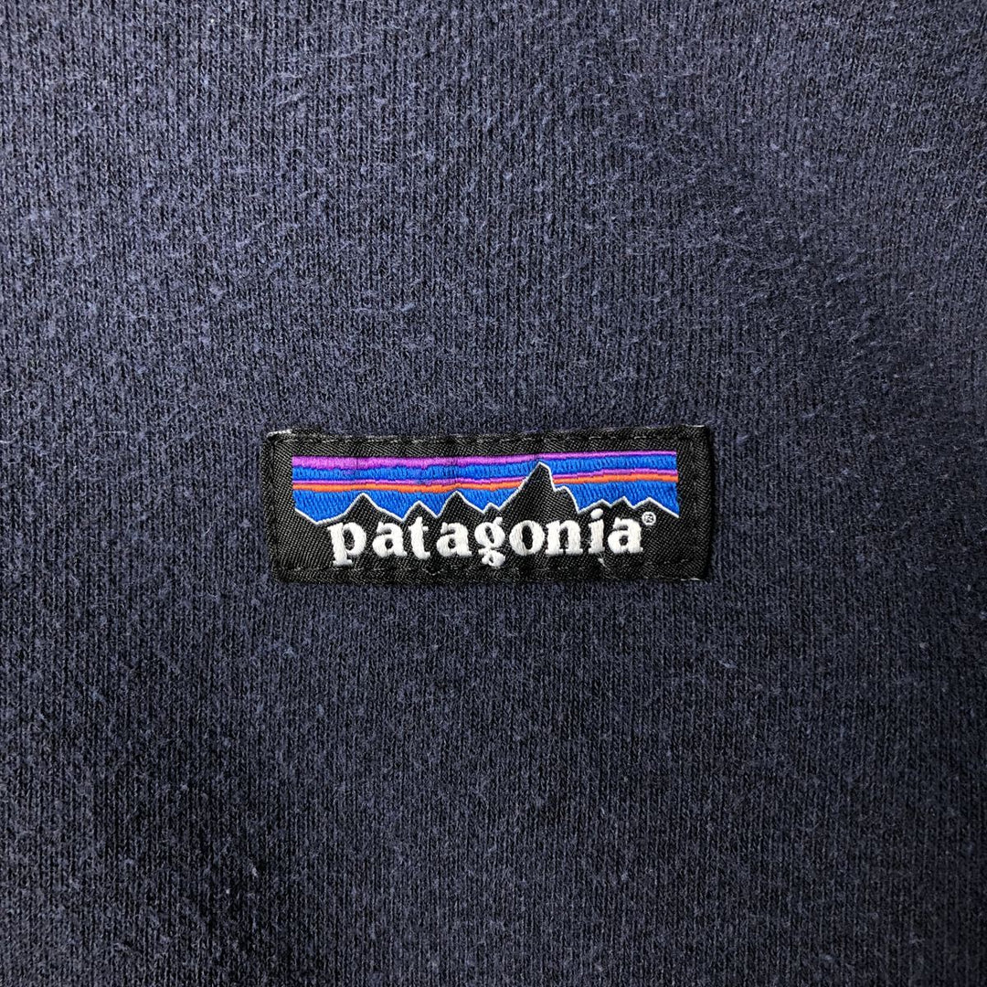 Patagonia Regular Fit 39621FA21 Sweatshirt Pullover Hoodie (Men's Size M) polyester navy blue type Vintage Second Hand