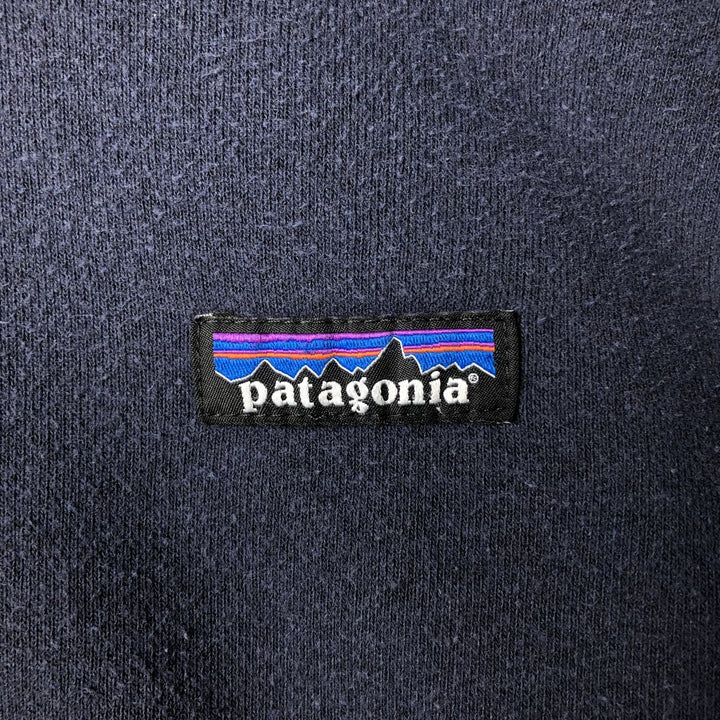 Patagonia Regular Fit 39621FA21 Sweatshirt Pullover Hoodie (Men's Size M) polyester navy blue type Vintage Second Hand